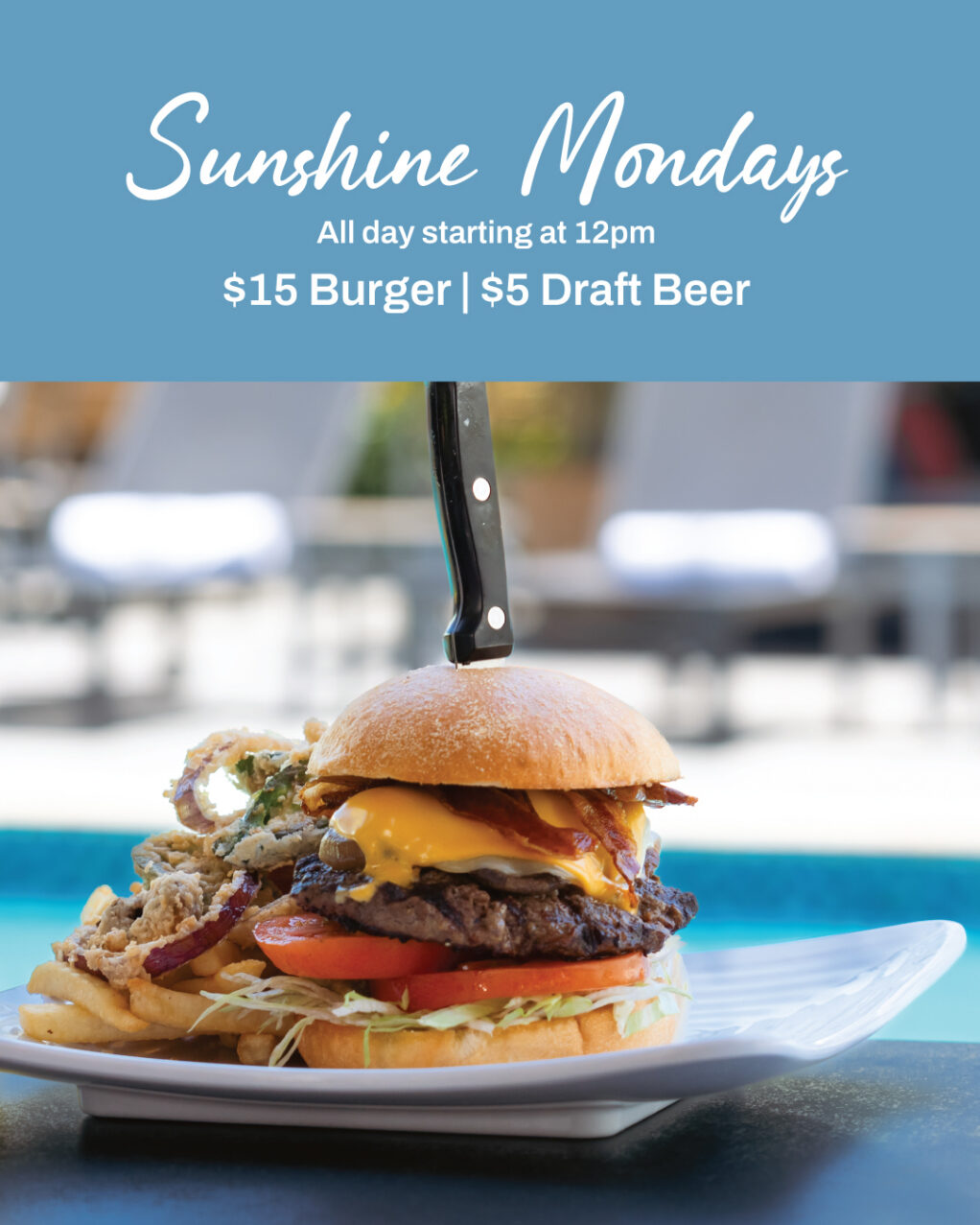 Burger Special | Sunshine Grill | Sunshine Grill Burger Special